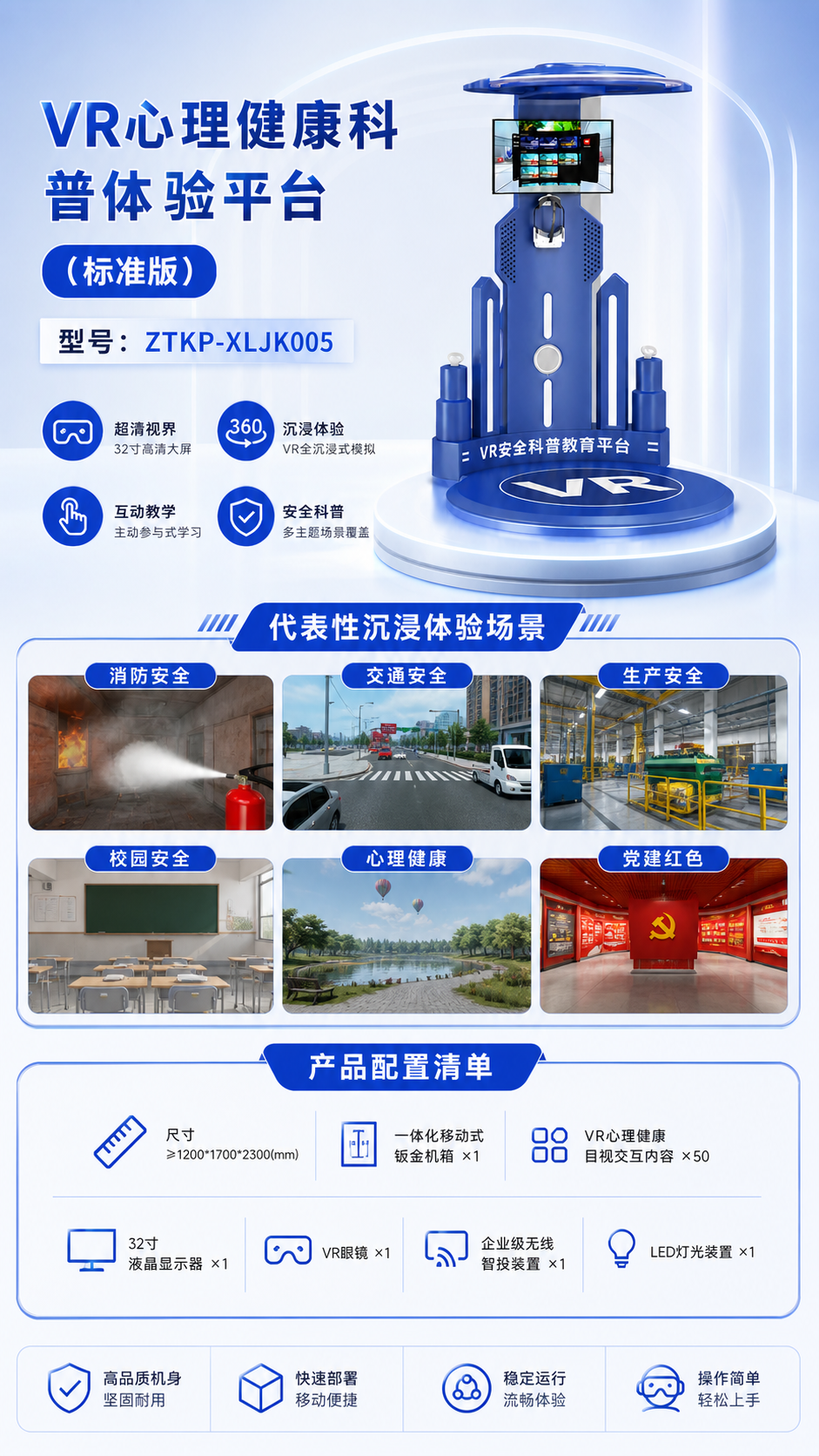 VR心理健康科普体验平台 (标准版)详情图 2
